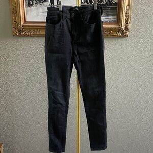 Joe's Jeans Black High-Rise Skinny Jeans